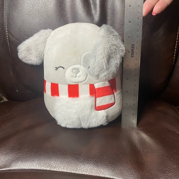 Ivy the dog squishmallow Christmas edition great used condition eight inches - Picture 5 of 5